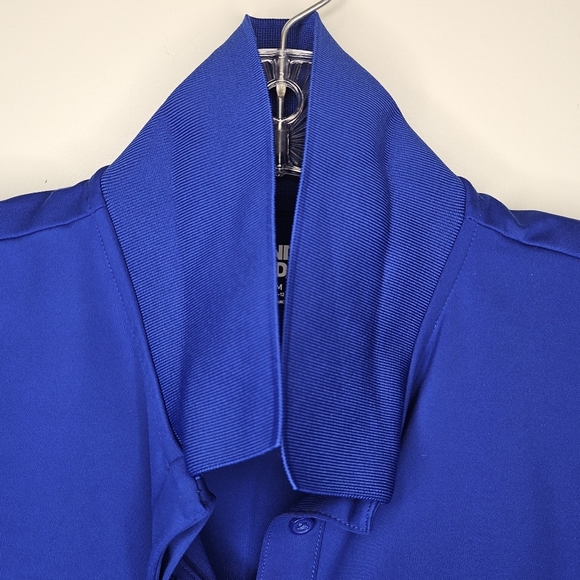 Lands' End Womens Cobalt Blue Sleeveless Polo Tank Top M High Impact Pickle Ball - Picture 9 of 14